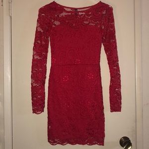 Red Lace Dress
